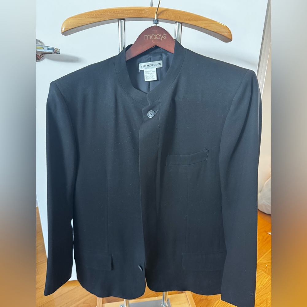 Issey Miyake Men's Black Jacket